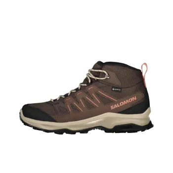 SALOMON STOREN Anti Slip Wear Resistant Mid Top Hiking Shoes Women's Umber