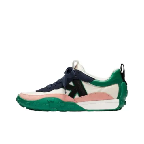 Kate Spade Low-Top Casual Shoes Women's White Green Pink