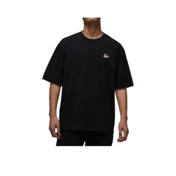 Jordan JORDAN BRAND T Shirt Men's Black/Campus Red