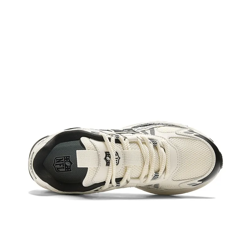 NFL Runner Low Top Casual City Commute Running Shoes Unisex Beige Black-3