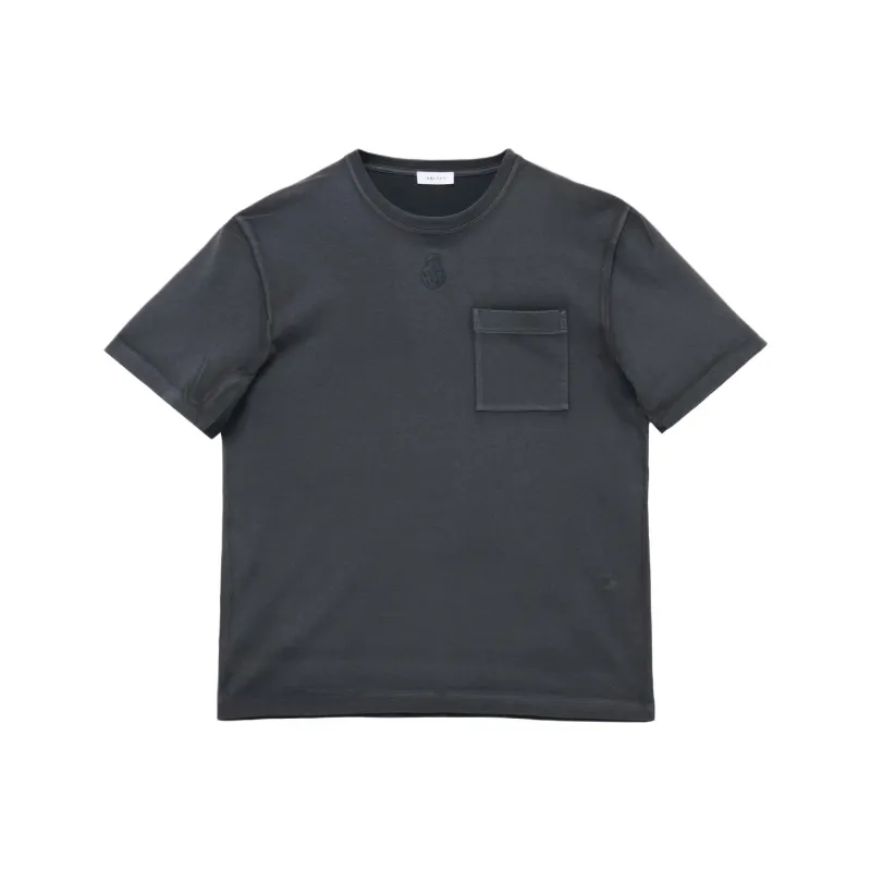 Alexander McQueen Skull Embroidered Crewneck T Shirt-0