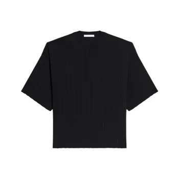 Helmut Lang Oversized Pleated T Shirt