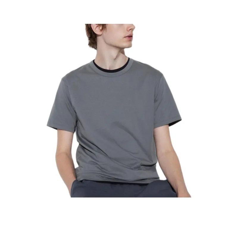 UNIQLO T Shirt Men's Lunar Meteorite Gray-0