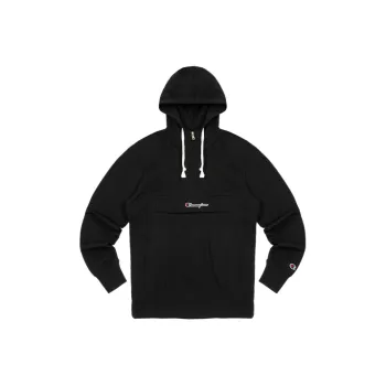 Champion Hooded Loose Fit Regular Sweatshirt Unisex Black