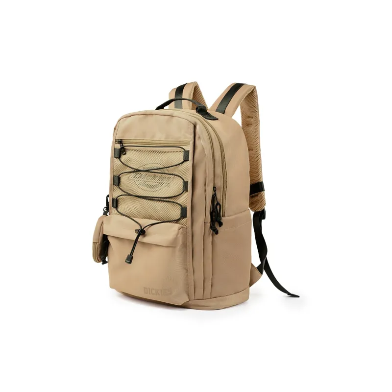Dickies Polyester Backpack Laptop Backpack Large Size Unisex Black/Khaki-7