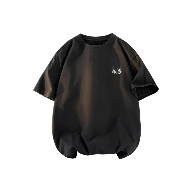 IN'S T Shirt Unisex Multicolor Heather Gray-4