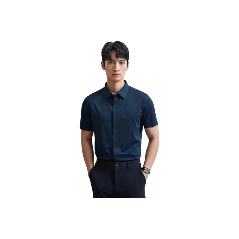 SAINT ANGELO Shirt Men's Space Blue-2