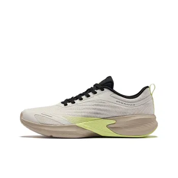 Erke Cushioning Breathable Low Top City Commute Running Shoes Men's Wild Gray Wheat Green