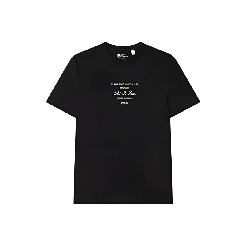 FILA Heritage T Shirt Men's Jet Black-0