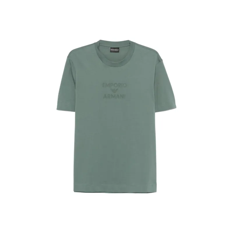 EMPORIO ARMANI Raised logo T shirt-0