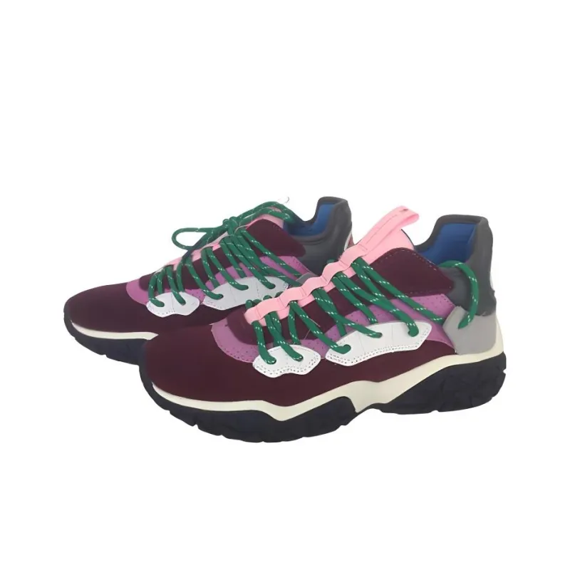 Champion Tank W Venetian Cushioning Wear-Resistant Low-Top Casual Shoes Women's Purple Gray-2