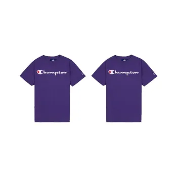 Champion T Shirt Unisex 2 Pack Purple