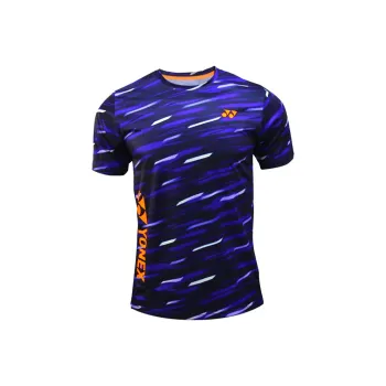 YONEX T Shirt Men's Black Purple