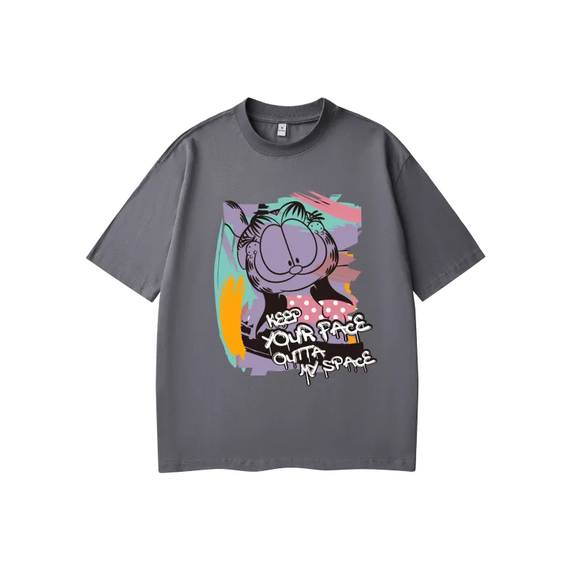 FOREVER 21 Garfield Joint Name T Shirts Unisex-3