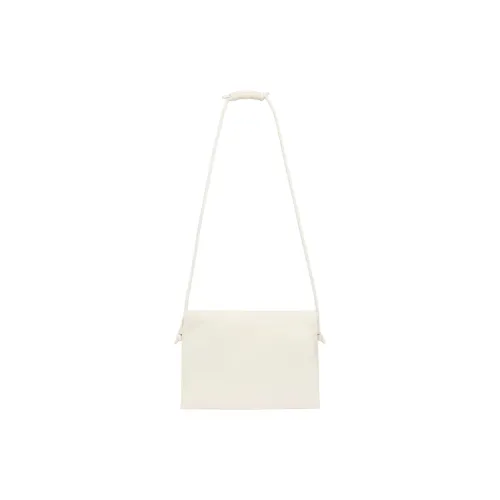 ST. AGNI Lambskin Shoulder Bag Women's White