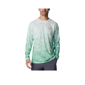 Columbia PFG Super Terminal Tackle T-Shirt Men's Ocean Mint Color
