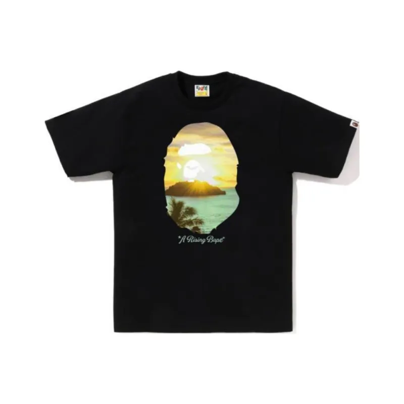 A BATHING APE Logo print Cotton T shirt-0