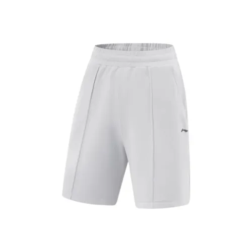 LiNing Fitness Series Sports Shorts Women's Calm Gray