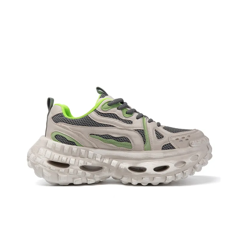 GNVA Abrasion Resistant Low Top Chunky Sneakers Men's-3