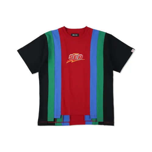 WIND AND SEA Nissin UFO Instant Noodles T-Shirts Unisex Red