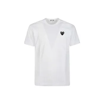 CDG Play T Shirts Men White