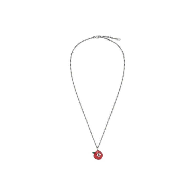 FENDI Metal Necklaces Unisex Silver-1