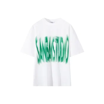 SANBAI STUDIO Couple T-Shirt Unisex White
