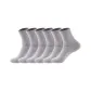 GL4024 Crew Socks, Light Gray 6 Pack