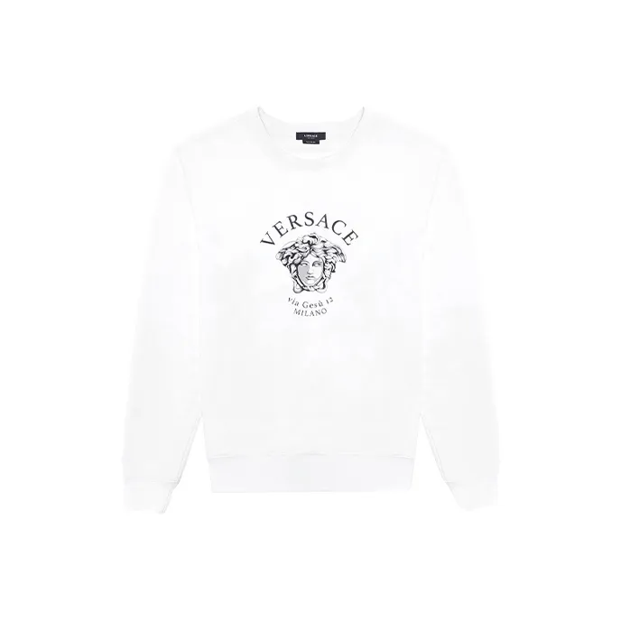 VERSACE Sweatshirts Men White-0