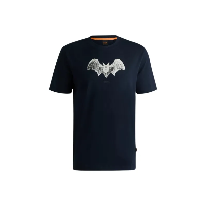HUGO BOSS Seasonal print Cotton T shirt-0