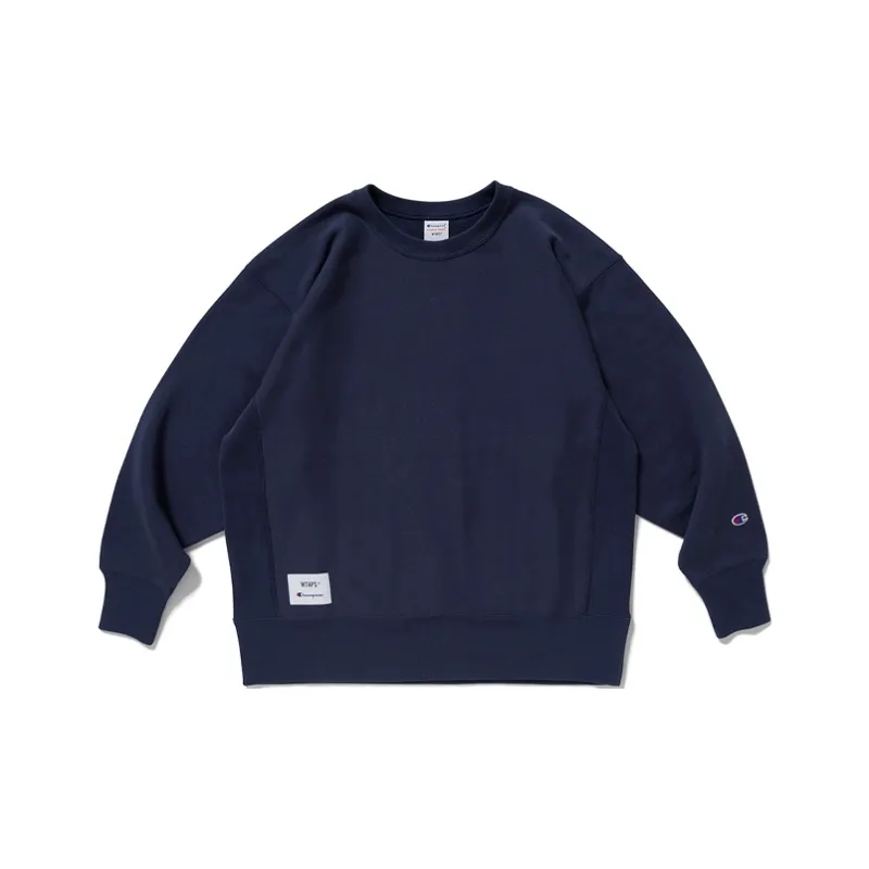 WTAPS X Champion Reverse Weave R Crew Neck Sweatshirt-0
