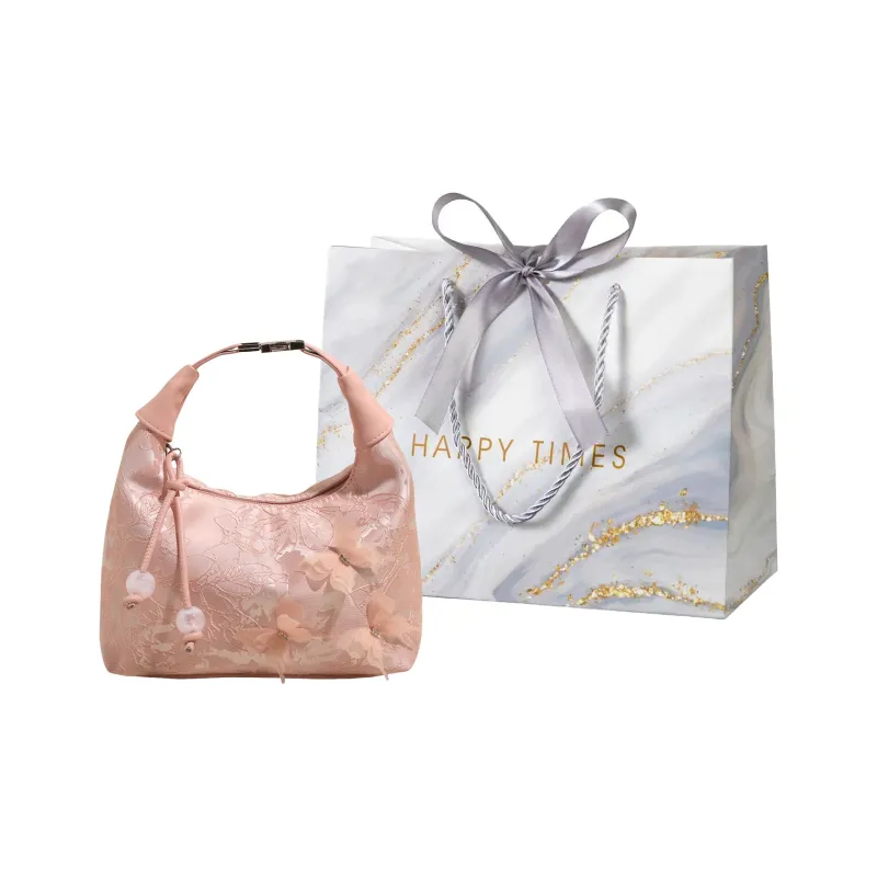 Miss Angel Fabric Handbag Regular Women's Blue/White/Pink-12