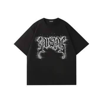 SANSYAS T Shirts Unisex Black