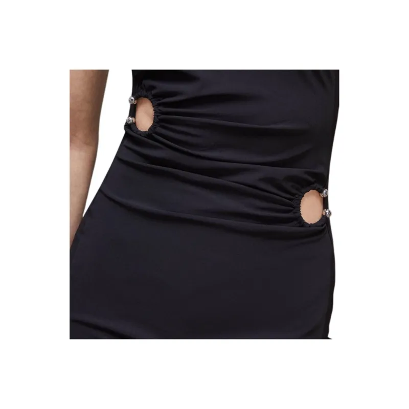 Patrizia Pepe Piercing detail Midi Dress-5