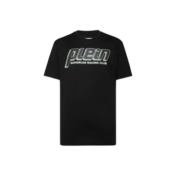 PHILIPP PLEIN Racing Club Crewneck Jersey T Shirt