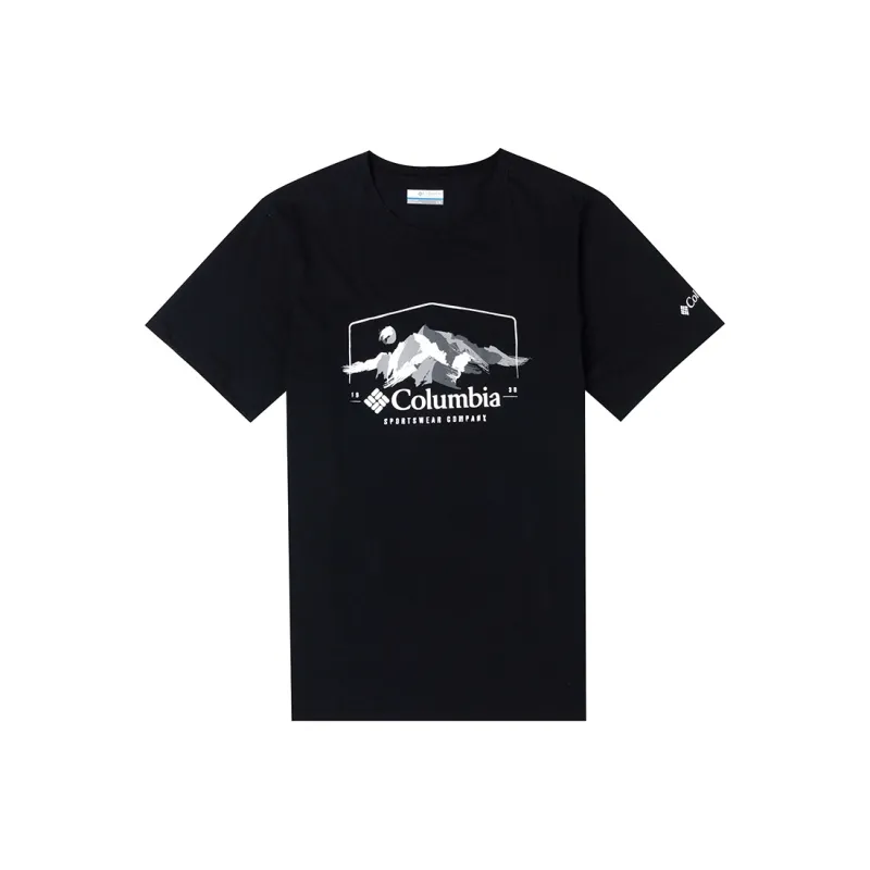 Columbia T Shirts Men Black/021-0
