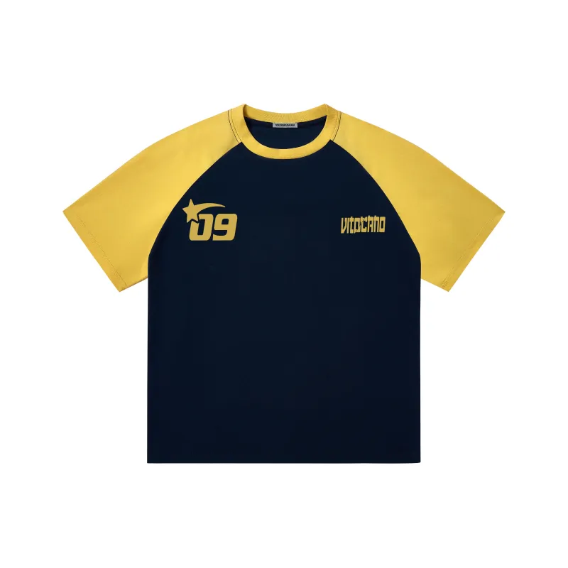 Vitocano T-Shirt Unisex White & Navy Blue-6