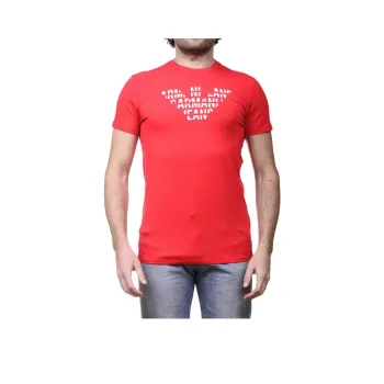 ARMANI JEANS T Shirts Men Red