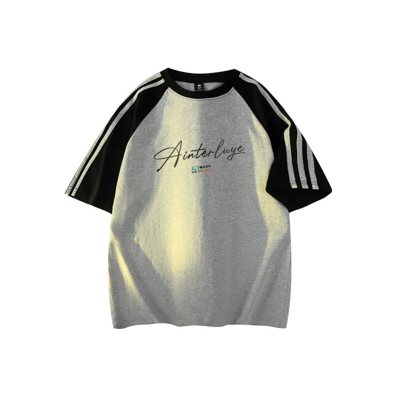 Mackyo T-Shirt Unisex Yellow & Navy Blue-6