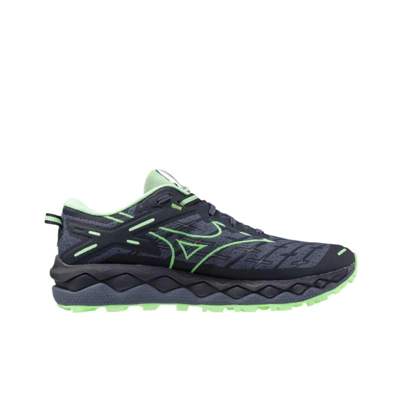 Mizuno Abrasion Resistant Low Top Running Shoes Men's Vintage Indigo-1