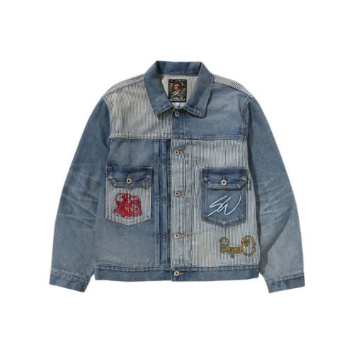 A BATHING APE X Sean Wotherspoon Embroidery Denim Jacket