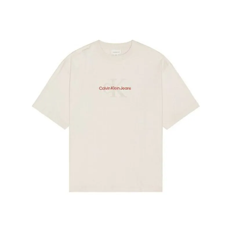 CALVIN KLEIN T Shirt Men's Beige-0
