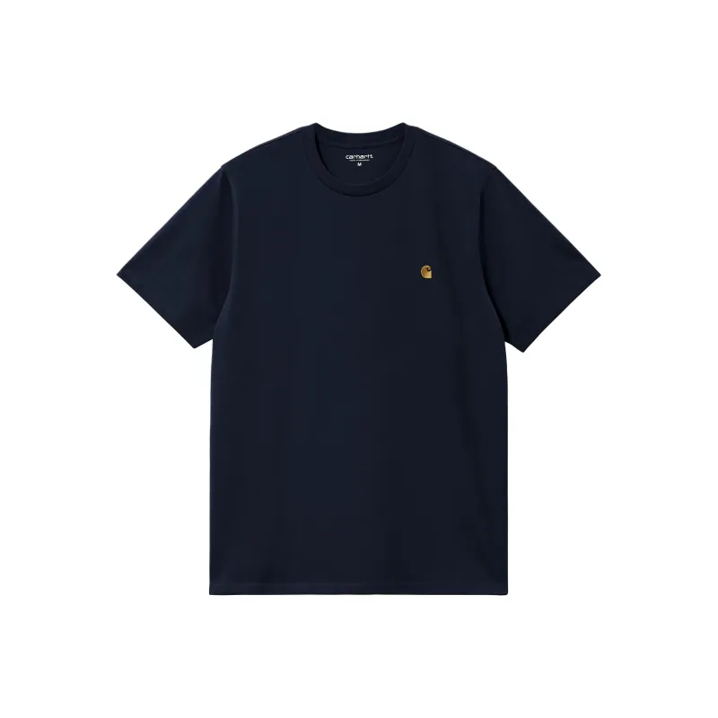 Carhartt WIP Chase S/S Chase T Shirt T Shirt Men's Blue-0