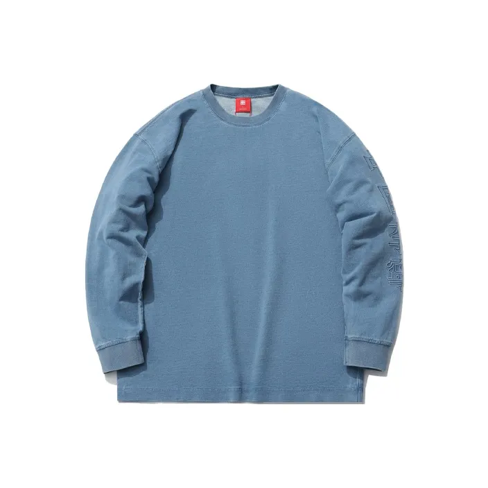 LiNing Sports Fashion Collection Sweatshirts Men Denim Blue-0