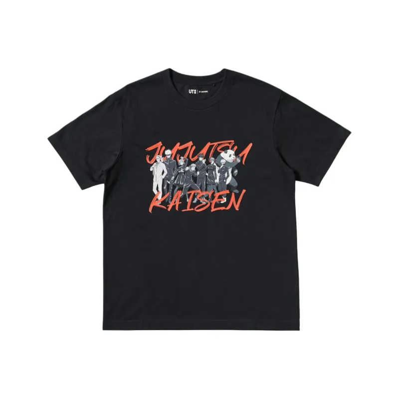 UNIQLO X Spell Fight Co titled Series T Shirt Unisex Black-0