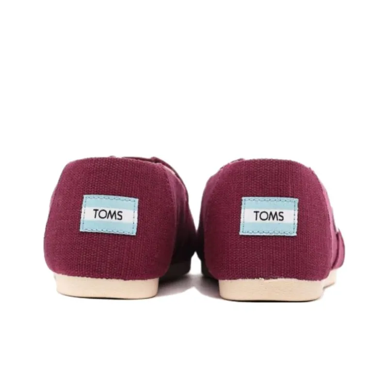 Toms Alpargata Casual Single Shoes Women's Dark Red-3