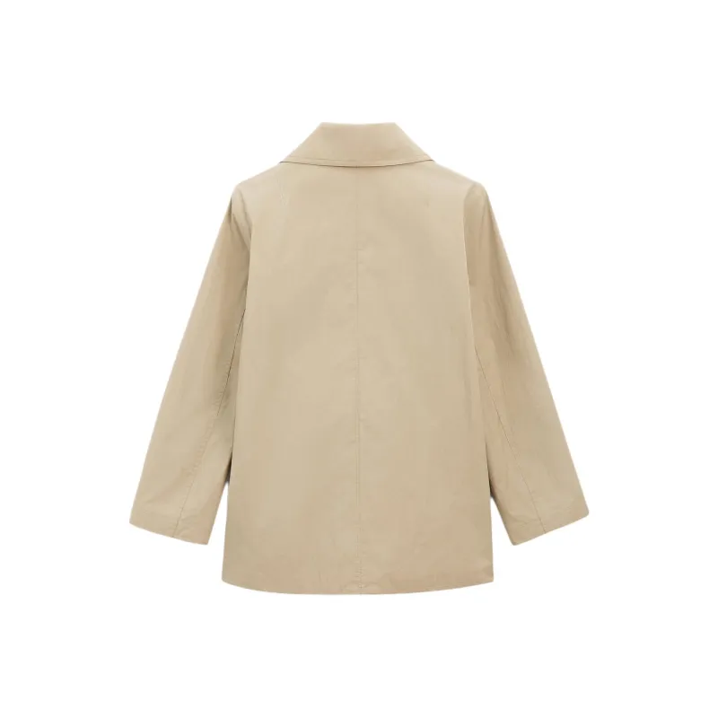 Massimo Dutti Trench Coat Women's Brown-1