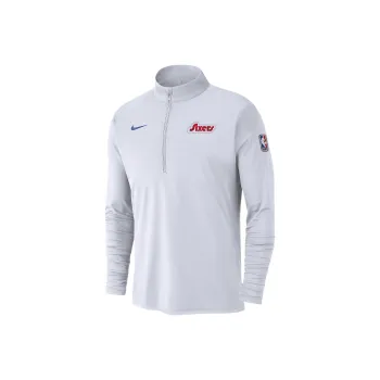 Nike Philadelphia 76ers City Edition Men's Nike Dri FIT Nba 1/2 Zip Long Sleeve Top
