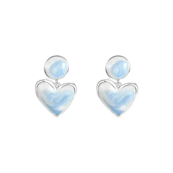 BING STUDIO 925 Silver Needles Stud Earrings Women's