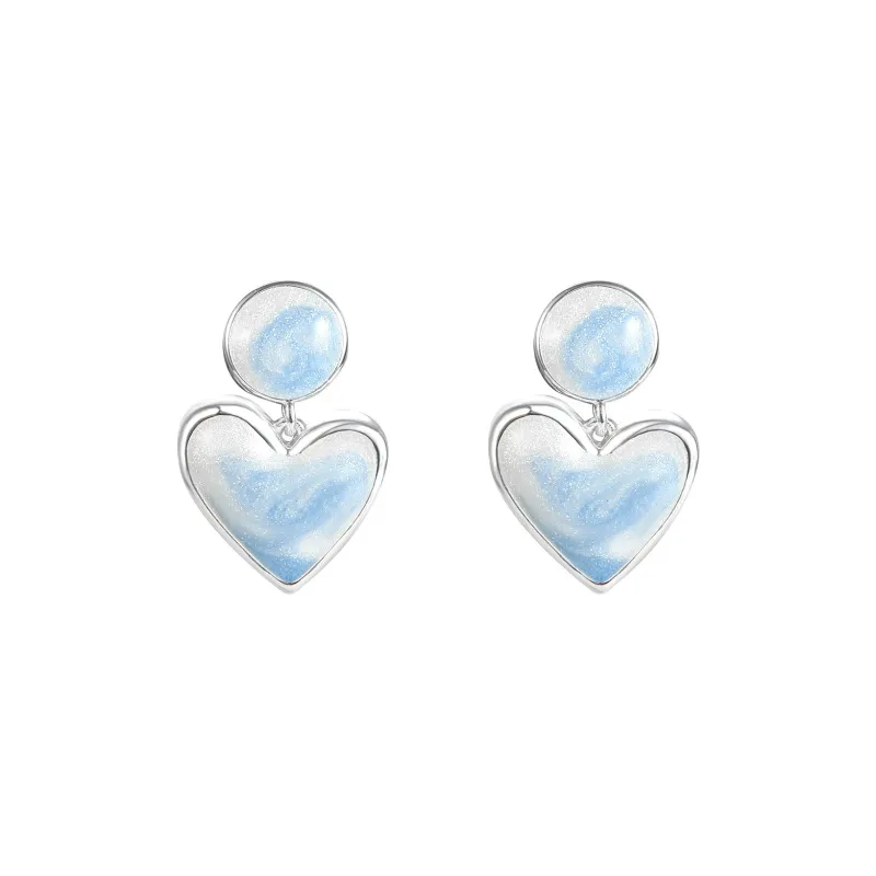 BING STUDIO 925 Silver Needles Stud Earrings Women's-0